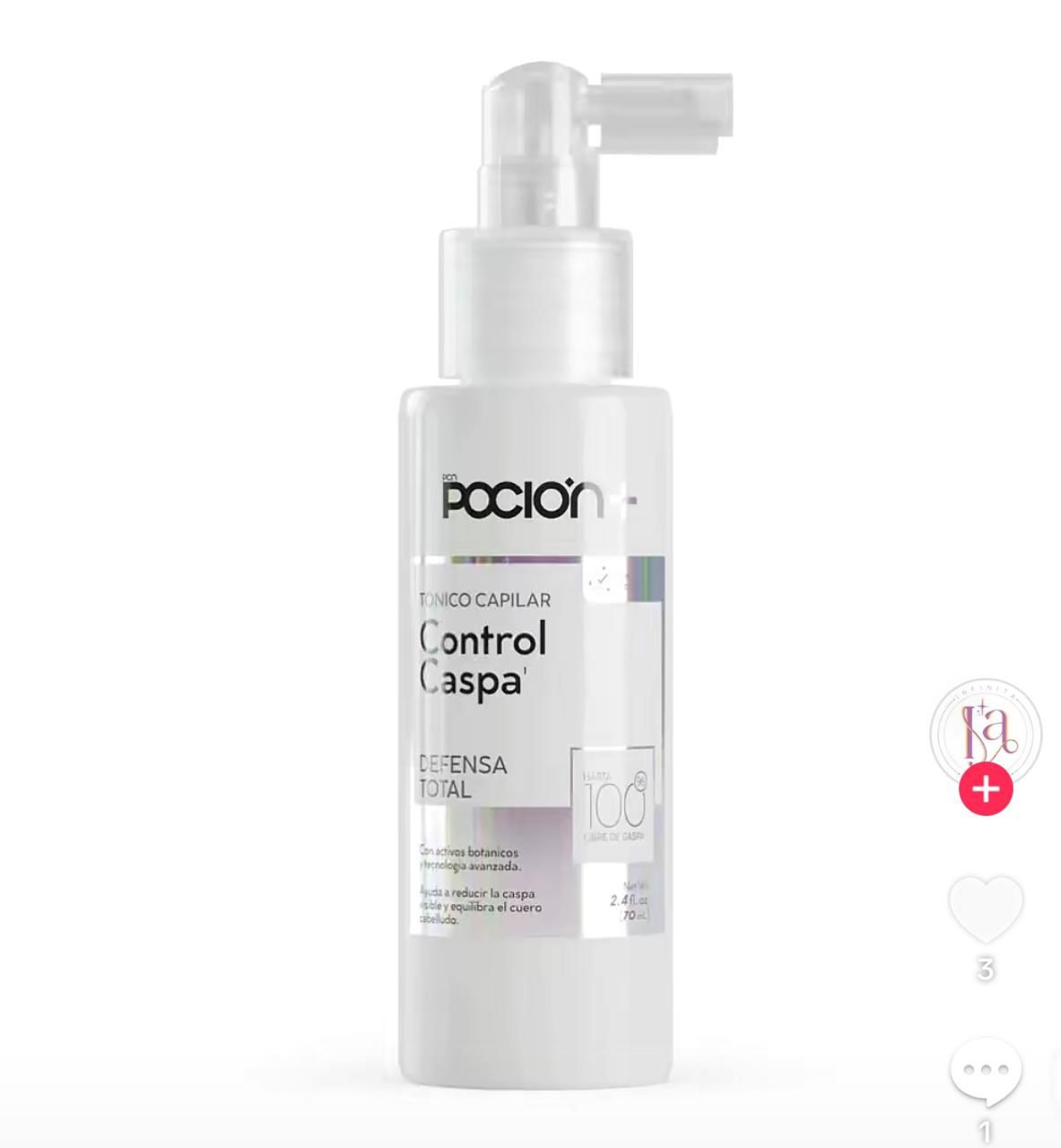 NUEVO TÓNICO CAPILAR CONTROL CASPA DE POCIÓN